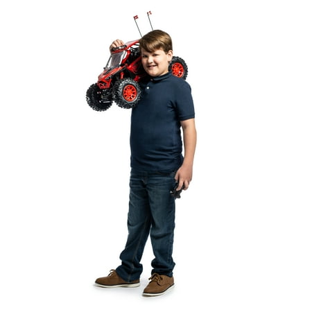 New Bright (1:5) RZR XP Pro Battery Remote Control Red Polaris ATV, 60805-2R Child Tween