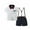 White, variant on Toddler Baby Boys Gentleman Outfits Suits Formal Party Clothes Set Shirt Shorts Suspender Pants 1-5T