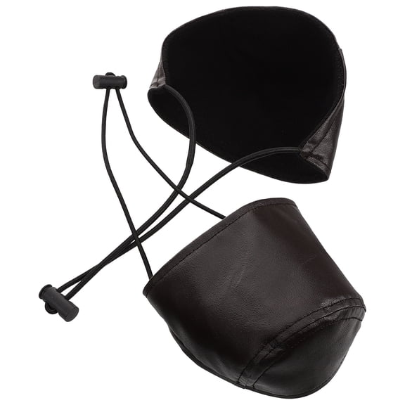 Milisten Heel Caps for Shoes Wear Resistant Brown 2Pcs