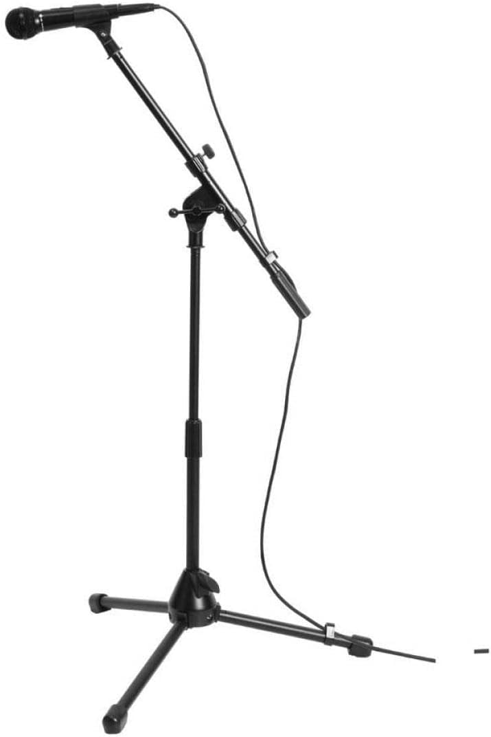MS7411B Short Drum/ Tripod Microphone Stand with , Black