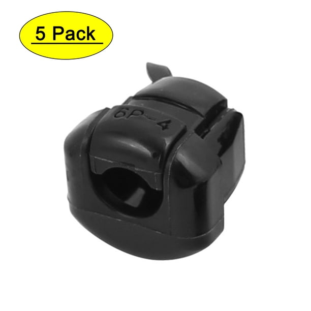 5Pcs 6P4 Round Cable Wire Strain Relief Bush Grommet 14mm Diameter