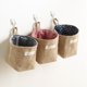 thumbnail image 2 of Bolsa de algodón de yute, cesta de almacenamiento de escritorio, bolsa colgante, bolsa pequeña, caja de almacenamiento de artículos diversos con, 2 of 3