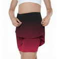 thumbnail image 3 of Cowsor Girls Skort Tummy Control Plus Size Skorts for Women High Waist Athletic Sports Pants Skirt Casual Shorts, 3 of 6