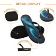 thumbnail image 3 of Summer Flip Flops Non-Slip Lightweight Rubber Sandals Vacation Beach Essentials Ethereal Moonlit Night Background, 3 of 8