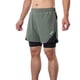 thumbnail image 3 of Pantalones cortos de hombre Pantalones cortos 2 en 1 para correr para hombre con bolsillos para toallas pantalones cortos de ejercicio de secado rápido para entrenar en el gimnasio Arsuxeo Pantalones cortos de hombre, 3 of 7
