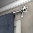 thumbnail image 2 of 5/8" Dia Adjustable 48"-84" single curtain rod with Henrietta Finials - Satin Nickel,(5788-485), 2 of 3
