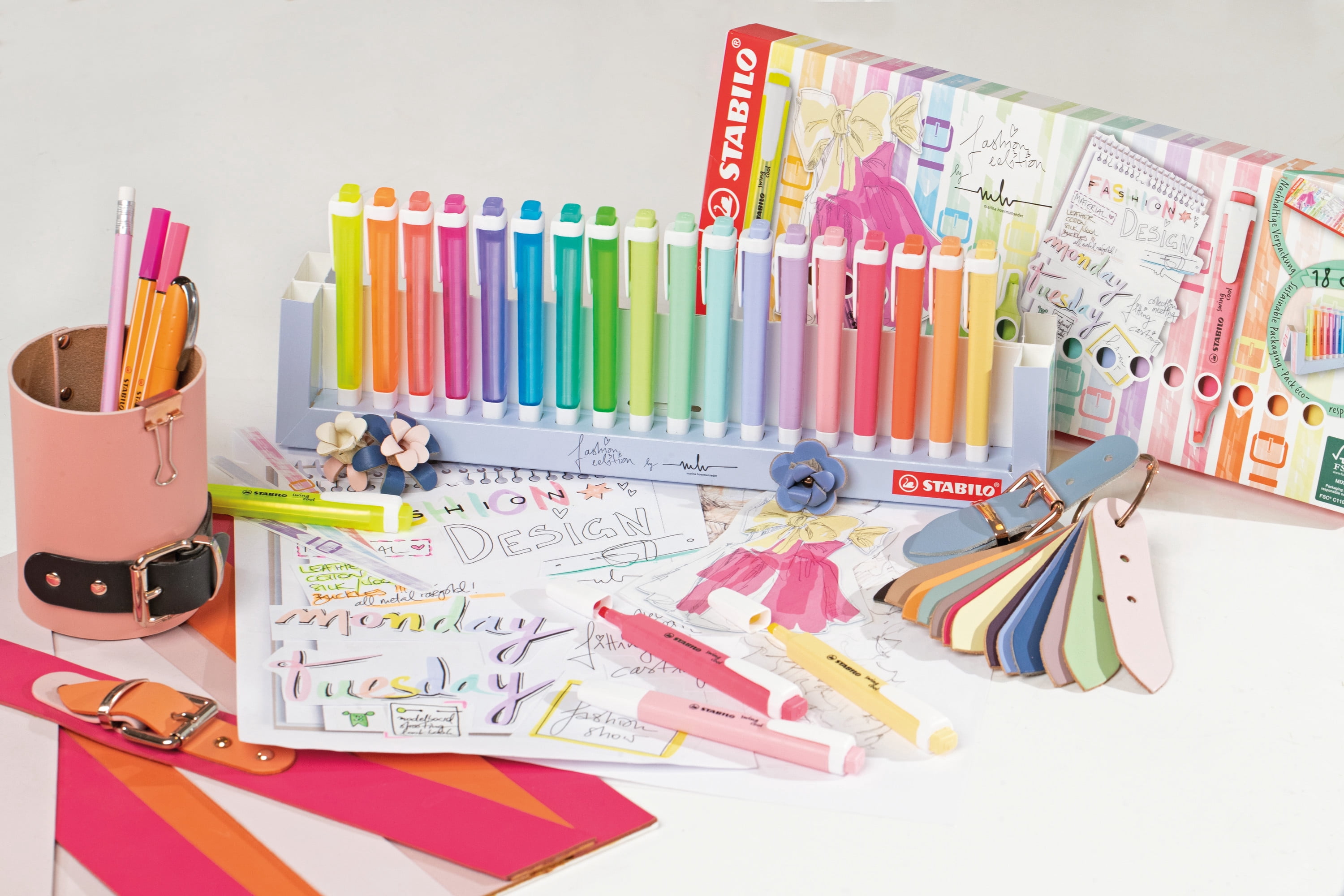STABILO, swing cool Sets, 18-Color Desk Set