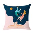 thumbnail image 3 of TIMIFIS Valentines Pillow Covers 18x18 Inches 4PCValentines Decorations Series Cushion Cover Case Pillow Custom Zippered Square Pillowcase, 3 of 7