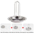 thumbnail image 5 of Chicken Roaster Rack for Oven, Grill, BBQ, Sturdy Stainless Steel Vertical Poultry Turkey Standing Holder Cooking Tool, 5 of 6