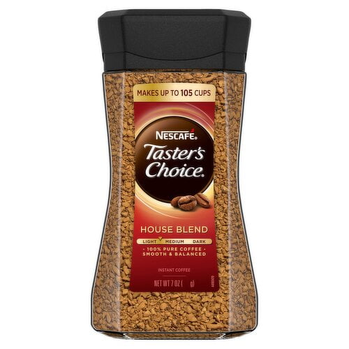 Nescafé Taster's Choice House Blend Instant Coffee, 7 oz(packaging may vary)