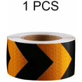 thumbnail image 2 of Qucyy Danger Arrow Sticker Reflective Tape Yellow and Black Reflective Tape Reflective Warning Tape Safety Tape Conspicuity Warning Tape, 2 of 5