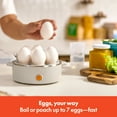 thumbnail image 2 of bella 7-Egg Electric Egg Cooker for Hard, Soft Boiled Eggs, Oatmilk, 2 of 8
