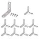 thumbnail image 1 of 2025 Latest Model 10pcs 50x50mm With Screws Heavy-duty "l"-shaped Decorative, 1 of 5