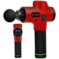 thumbnail image 4 of Gold Armour Massage Gun, 30 Adjustable Speeds Muscle Therapy Gun, Hand Held Body Deep Muscle Massager, 6 Types of Massage Heads, Quiet & Comfortable Muscle Soreness Relieves (Red), 4 of 4
