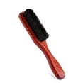 thumbnail image 3 of Minnieouse Cepillo de barba para hombres, mango Manual de mano, herramienta de limpieza de cabello de barba portátil, mango de madera, alisador de barba masajeadores Marrón Minnieouse CE001069-02B, 3 of 6