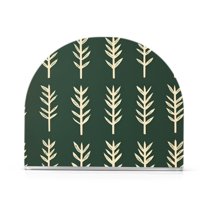 Yayeee Napkin Holder for Table Kitchen Paper Tissue Organization, Dark Green Leaves