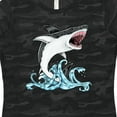 thumbnail image 4 of Inktastic Great White Shark Jumping Women's T-Shirt, 4 of 5