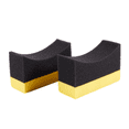thumbnail image 2 of 8X Contoured Auto Wheels Brush Sponge Tools Applicator Special for Tire Hub Cleaning Dressing Waxing Polishing, 2 of 8