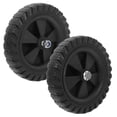 thumbnail image 1 of 2 Pcs Roue de Compresseur d'Air en Caoutchouc Silencieuse et Facile à Installer Pièce de Remplacement de Compresseur pour une Mobilité Fluide et une Performance Durable, 1 of 5