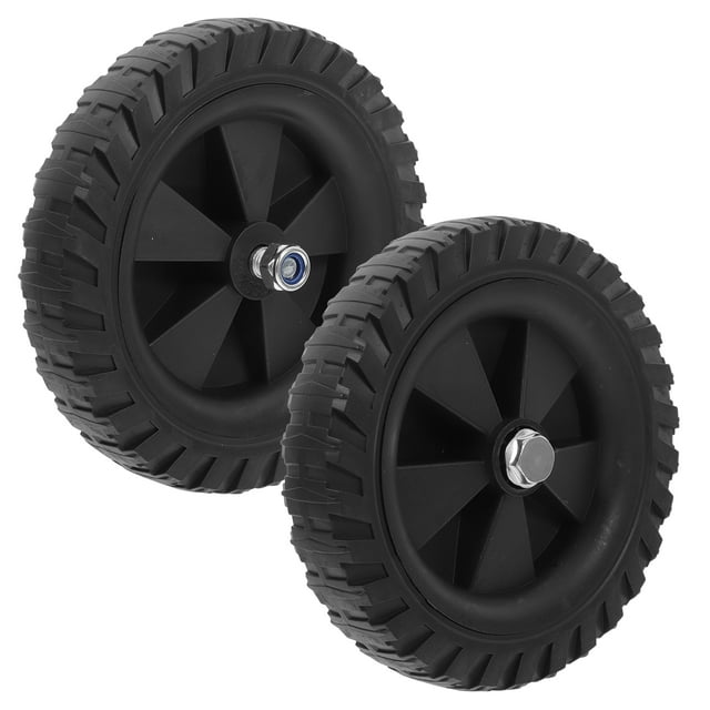 2 Pcs Roue de Compresseur d'Air en Caoutchouc Silencieuse et Facile à Installer Pièce de Remplacement de Compresseur pour une Mobilité Fluide et une Performance Durable