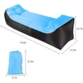 thumbnail image 2 of Hamac Gonflable Pliable Portable avec Petit Canapé Imperméable Sac d'Air (Bleu), 2 of 5