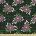 thumbnail image 2 of Ambesonne Nature Fabric by the Yard Upholstery, Overview Scene of Flowers, 1 Yard, Multicolor, 2 of 5