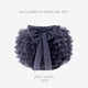 thumbnail image 1 of Faldas tutú para niñas pequeñas, de tul negro esponjoso, para baile de princesa, para fiesta de cumpleaños, de 1 a 5 años, 1 of 4