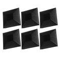 thumbnail image 4 of Miangastore Caps for Fence Railing Black for Homeowners 6Pcs 3.5X3.5X1.2In, 4 of 8