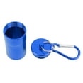thumbnail image 1 of Portable Ashtray, Pocket Ash Tray Stylish Detachable Lid Easy Cleaning with Keychain for Travel Blue, 1 of 7