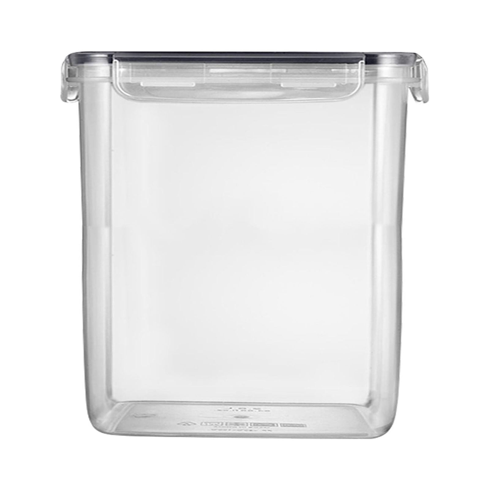 Airtight Food Storage Containers, Kitchen Pantry Organization, Clear Plastic Sealed Jars with Lids, 5 Piece Set for Dry Goods
