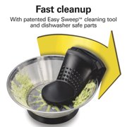Hamilton Beach Easy Clean Juicer Machine, 800 W 2-Speed 16 oz Fruit and Vegetable Juice Extractor, Easy Cleaning and 3 Big Mouth Chute, Black