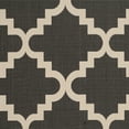 thumbnail image 3 of SAFAVIEH Courtyard Jaylee Geometric Indoor/Outdoor Area Rug, Black/Beige, 9' x 12'6", 3 of 4