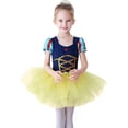 thumbnail image 2 of HIHCBF Princesa Niñas Leotardos Ballet Danza Falda Tutús Manga Corta Ropa de Baile Halloween Fiesta de Navidad Vestido de Lujo, 2 of 5