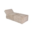 thumbnail image 2 of Sofa Cama M&E MUEBLES Fernanda Beige con Taburete, 2 of 16