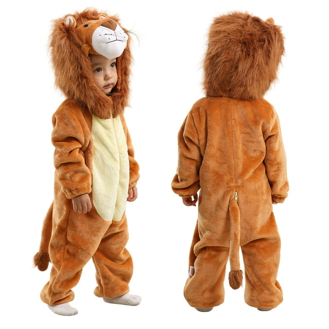 Disfraz TONWHAR de león de Halloween para bebés y niños pequeños de 6 a 12 meses