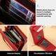 thumbnail image 4 of Bolsa de mensajero Horizontal para mujer, nueva tendencia de Pu, bolso Simple de gran capacidad para teléfono móvil para estudiantes, 4 of 5