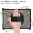 thumbnail image 7 of XYX Case for 10.5 inch Microsoft Surface Go 4/Surface Go 3/Surface Go 2, 360 Rotating Heavy Duty Shockproof Cover with Kickstand and Hand Strap (Dark Brown), 7 of 7