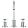 thumbnail image 3 of Ancona Prima 3 Robinet de Salle de Bain à Deux Poignées à Entraxe Grand en Chrome AN-4303, 3 of 8
