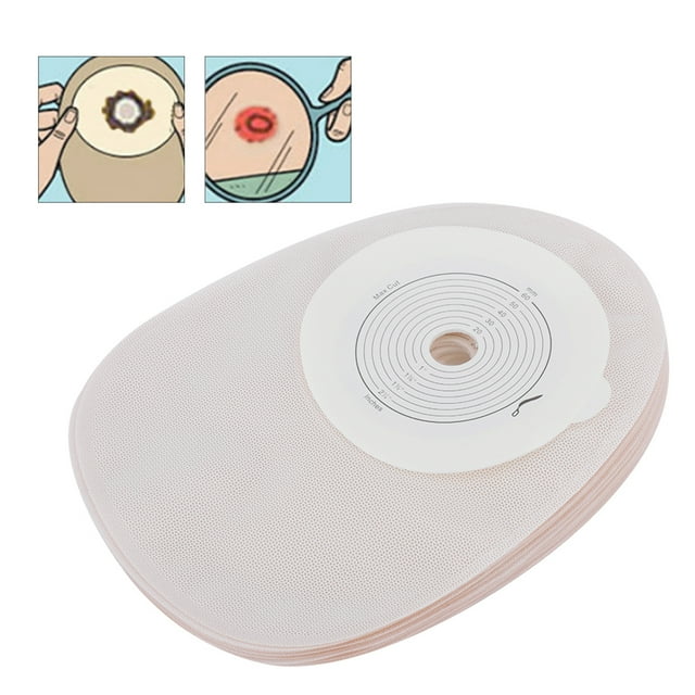 10pcs Disposable Colostomy Bag Soft Skin Friendly Colostomy Pouch BagClosing Type And Open Type