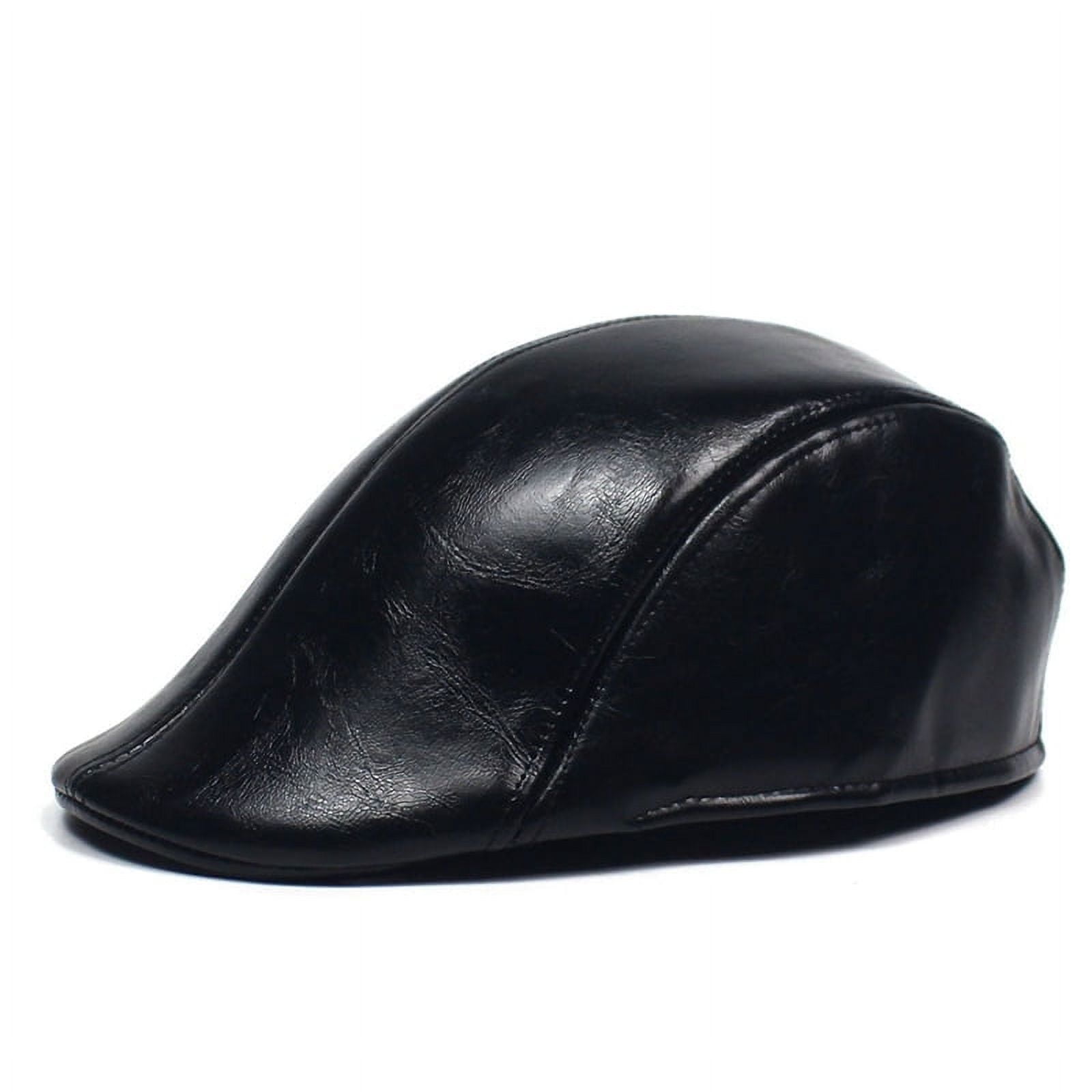 Mens leather newsboy hats deals