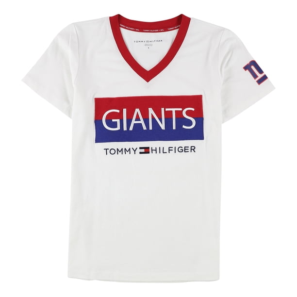 Camiseta Tommy Hilfiger con adornos de los Gigantes de Nueva York mujer S