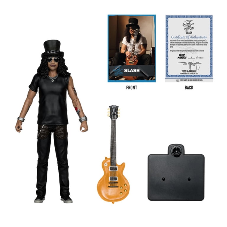 McFarlane Toys, Music Maniacs Rock, Slash, 6-inch Posed Figure