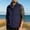 Dark Blue, variant on kosheko Men's Stand Collar Double Zip Sleeveless Vest, Chest Side Zipper Pockets Lightweight Layer City Errands Black XS