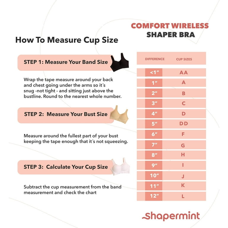 Shapermint Women’s Daily Comfort Wireless Shaper Bra