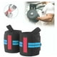 thumbnail image 5 of par de muñequeras transpirables, ajustables y cómodas, para deportes, levantamiento de pesas y fitness, color negro y azul, 5 of 12