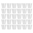 thumbnail image 2 of 100PCS Disposable Plastic Cup Thickened Transparent Hard Plastic Cup Wine Cup, 2 of 6