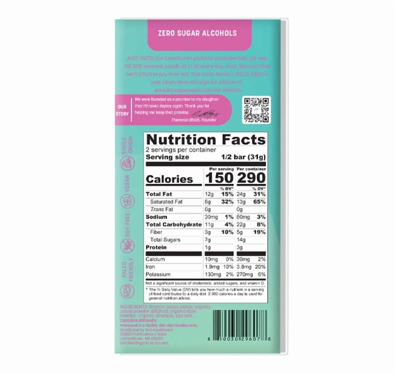 Bon AppèSweet Sea Salted Almond Chocolate - 3 Pack