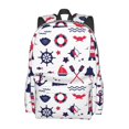 thumbnail image 2 of Disketp Sailing Marine Travel Mochila Escolar de Gran Capacidad y Peso Ligero, Mochila de Viaje Ideal para Escuela, Trabajo y Uso Diario, Cómoda y con Estilo, 2 of 8