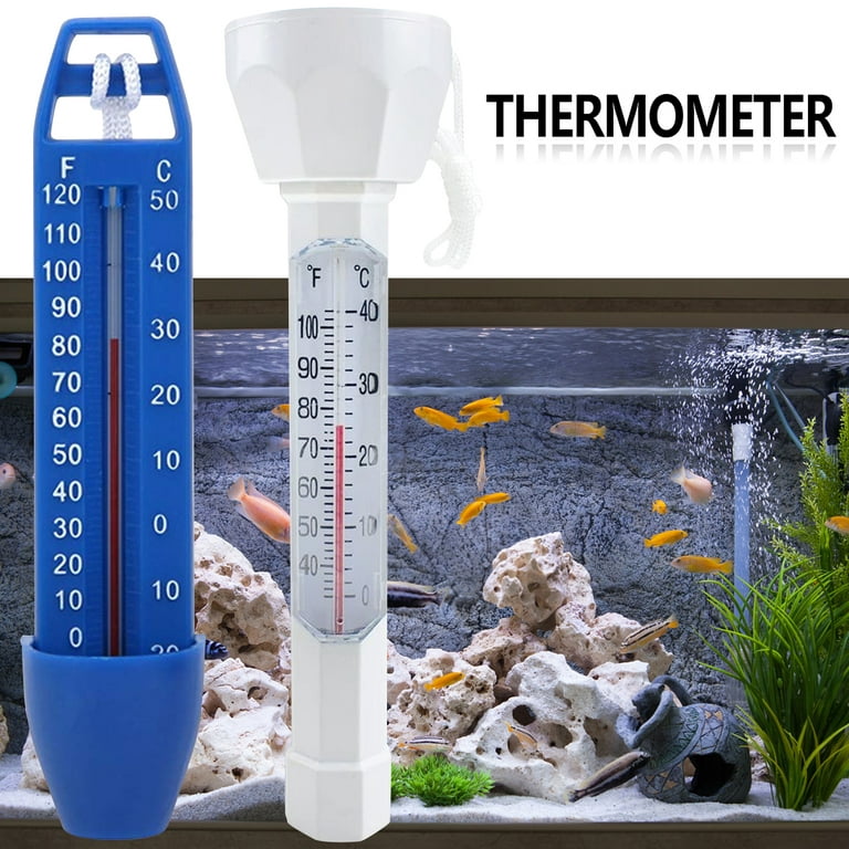 MKLZ Water Thermometer for Ice Bath with String, Pool Thermometer Floating  Easy Read, Pool Temperature Gauge for Hot Tub, Cold Plunge, Swimming Pool