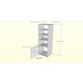 thumbnail image 2 of Bibliothèque Arobas de Nexera, blanc, 2 of 5